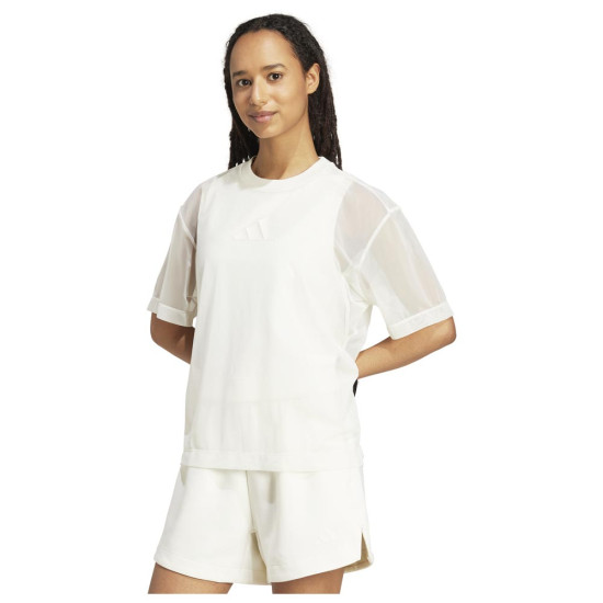 Adidas Γυναικεία κοντομάνικη μπλούζα  All SZN Soft Lux Mesh T-Shirt